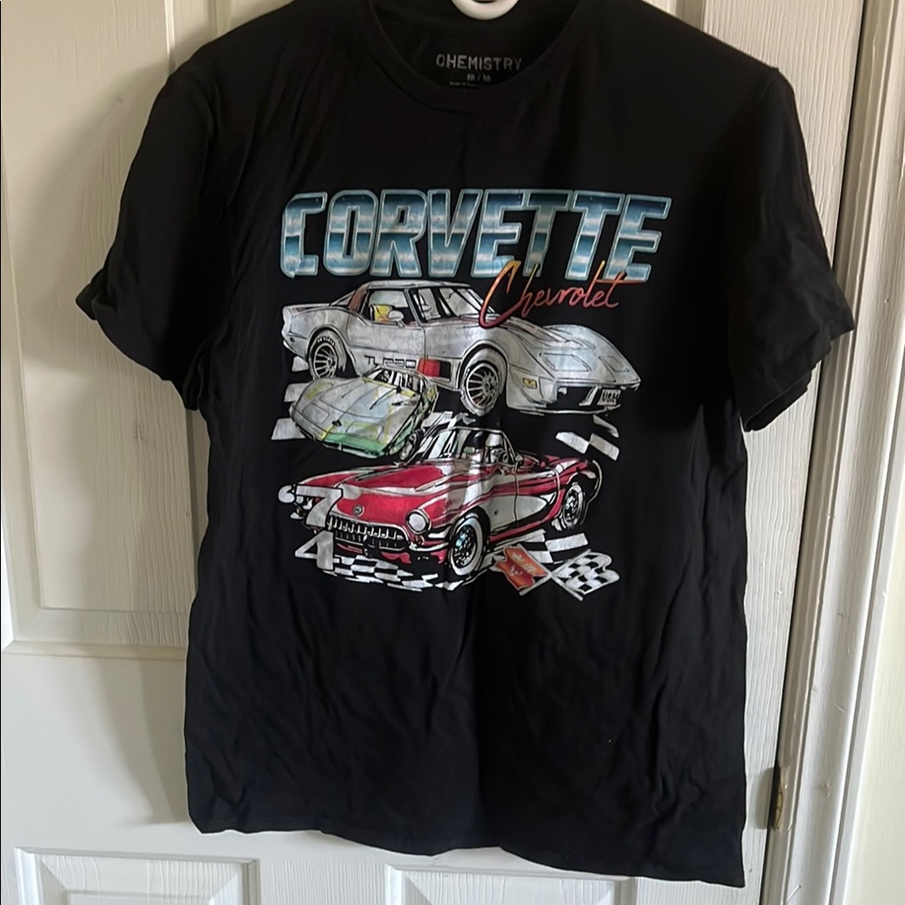 Black Corvette Graphic T-Shirt